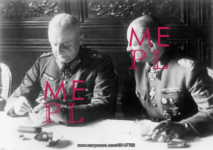 : Curt Haase and Sepp Dietrich, 1942 : Curt Haase and Sepp Dietrich, 1942