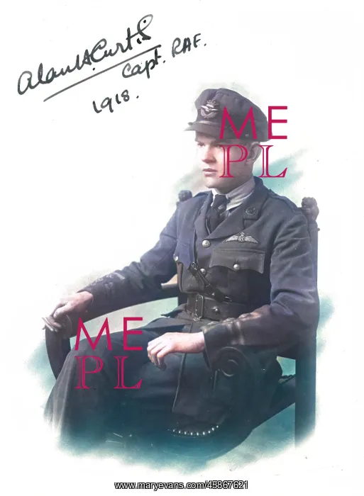  : Curtis, Alan H, Capt, RAF pilot, 1918