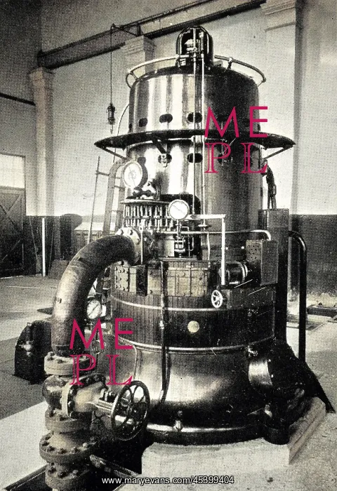 : A Curtis Vertical Turbine, 1904 : A Curtis Vertical Turbine, 1904