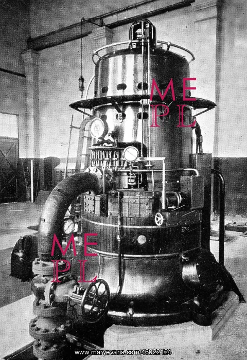: A Curtis Vertical Turbine, 1904 : A Curtis Vertical Turbine, 1904