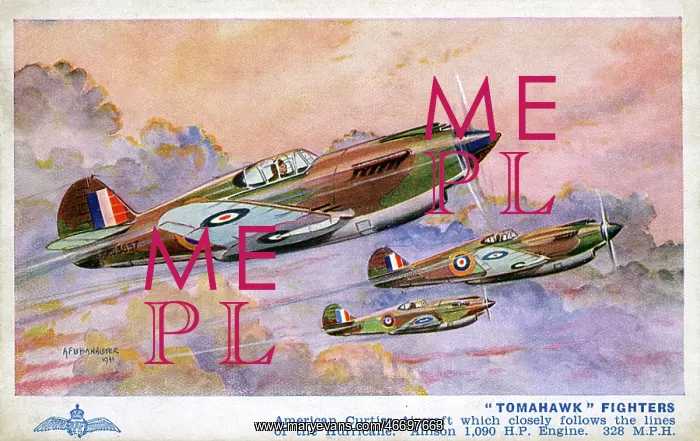 : Curtiss Tomahawk Fighter Aircraft of the RAF : Curtiss Tomahawk Fighter Aircraft of the RAF