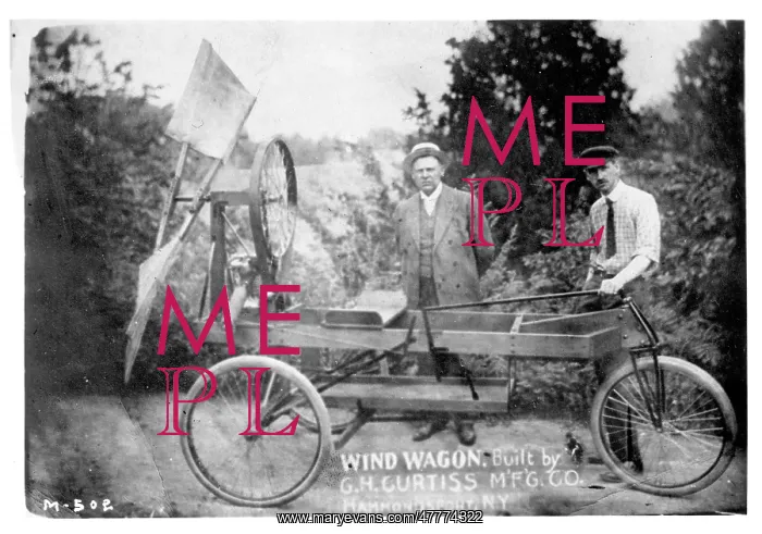 : Curtiss Wind Wagon - Glenn Curtiss and Thomas Scott Baldwin : Curtiss Wind Wagon - Glenn Curtiss and Thomas Scott Baldwin