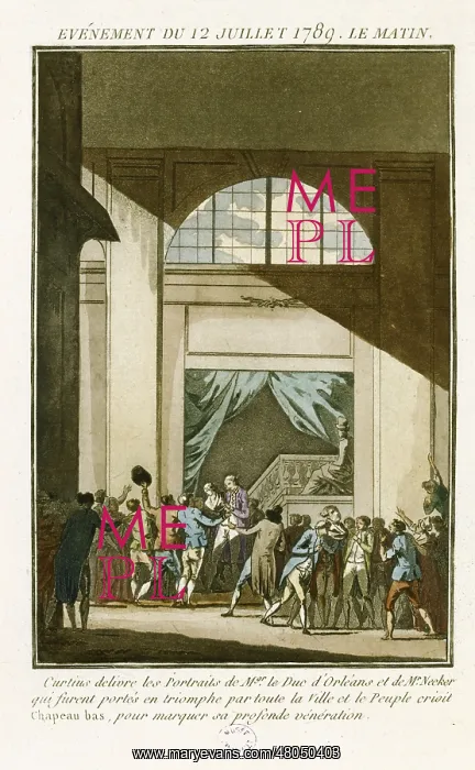 : Curtius taking away the busts of the Duke of Orleans : Curtius taking away the busts of the Duke of Orleans