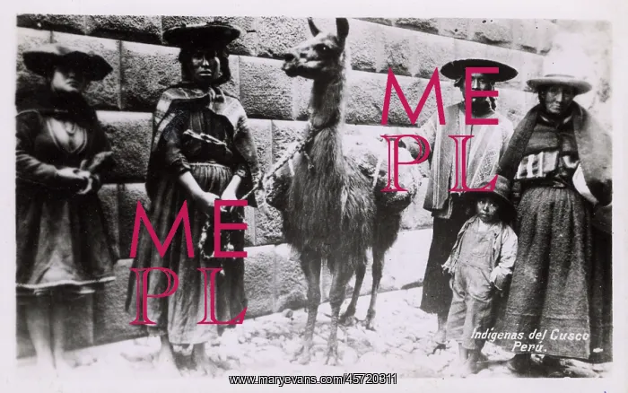 : Cusco, Peru - Incan Indians and their Llama : Cusco, Peru - Incan Indians and their Llama