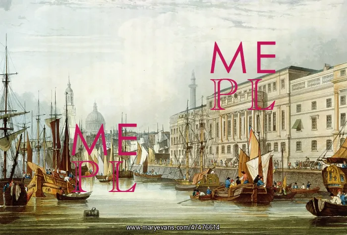 : The Customs House – from the river Thames : The Customs House – from the river Thames