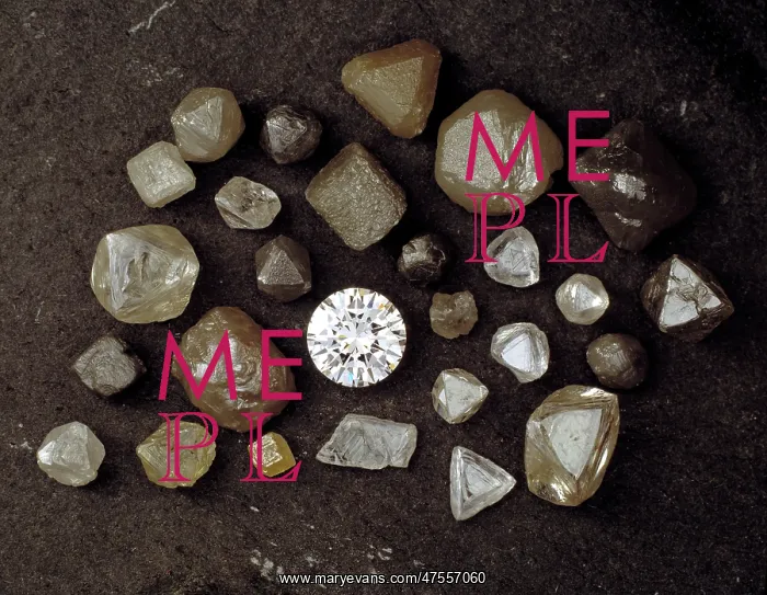 : Cut diamond and crystals : Cut diamond and crystals