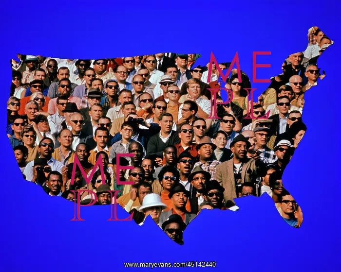 : Cut Out of Shape of the Continental United States : Cut Out of Shape of the Continental United States
