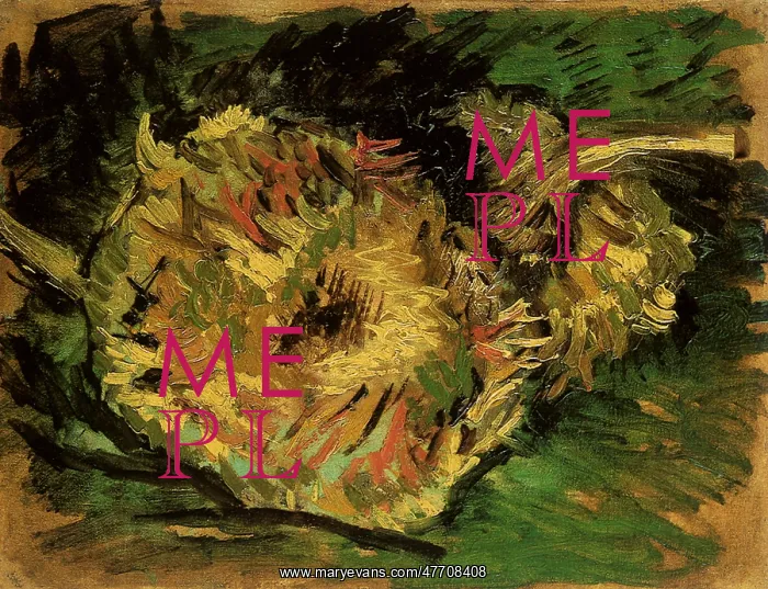  : Two Cut Sunflowers, by Van Gogh