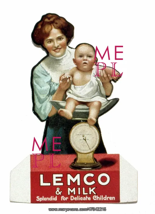 : Cutout advertisement for Lemco & Milk : Cutout advertisement for Lemco & Milk