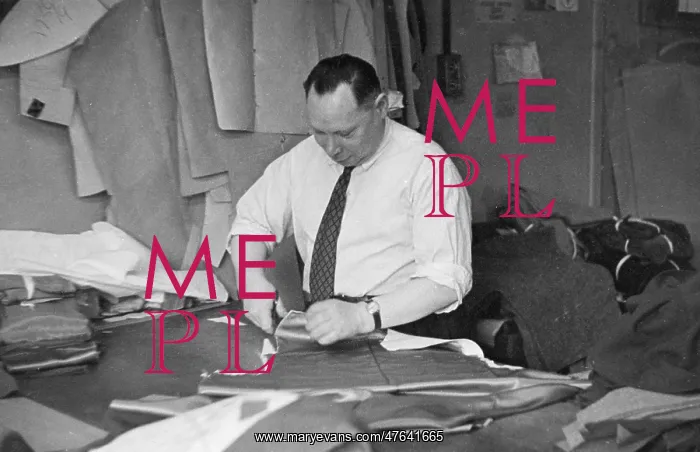  : Cutter at work on a garment