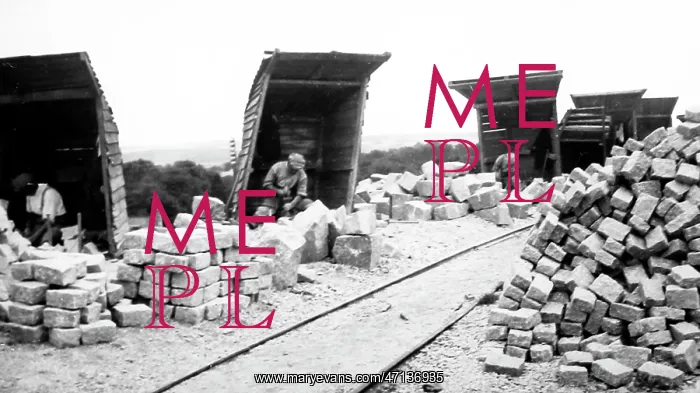  : Cutting setts, Rubislaw Quarry early 1900s