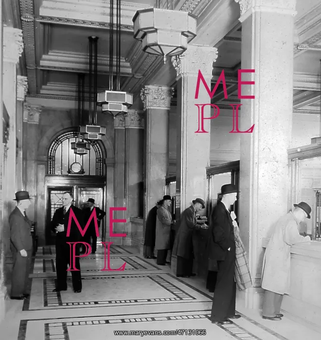  : CWS Banking Hall, Manchester, probably 1930s