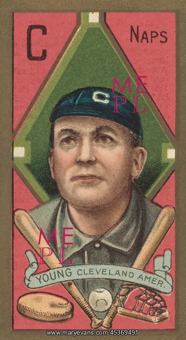 : Cy Young, 1911 baseball card, published when : Cy Young, 1911 baseball card, published when
