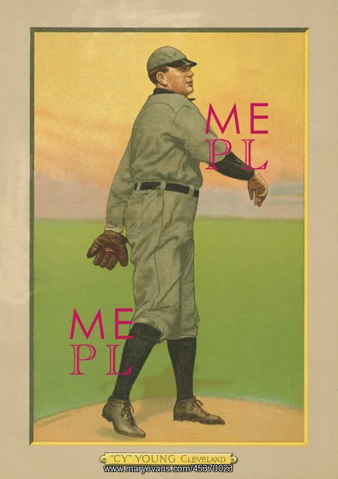 : Cy Young, 1911 baseball card, published when : Cy Young, 1911 baseball card, published when