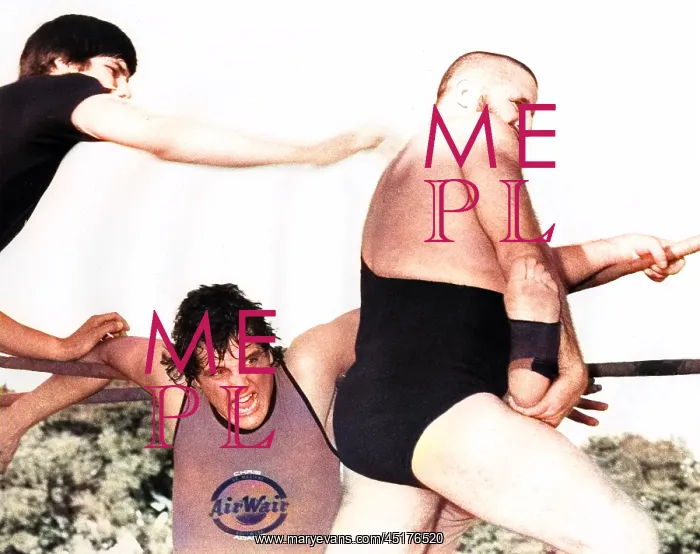: Cyanide Sid Cooper and Chris Adams, wrestlers : Cyanide Sid Cooper and Chris Adams, wrestlers
