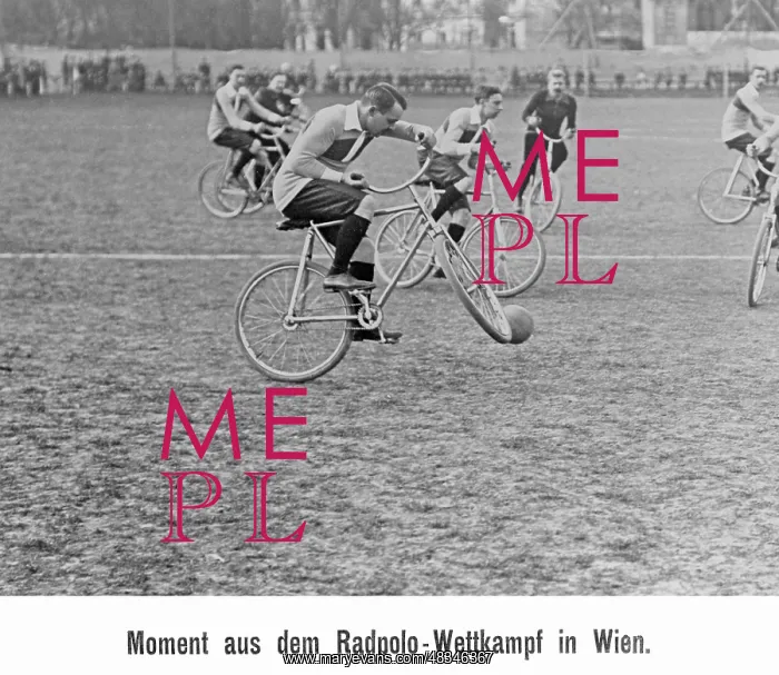 : Cycle ball game, 1914 : Cycle ball game, 1914