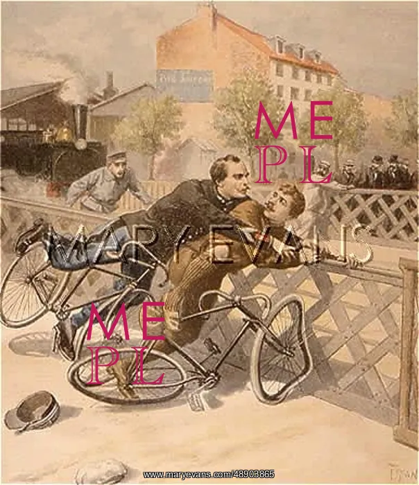 : CYCLE THIEF CAUGHT / 1896 : CYCLE THIEF CAUGHT / 1896