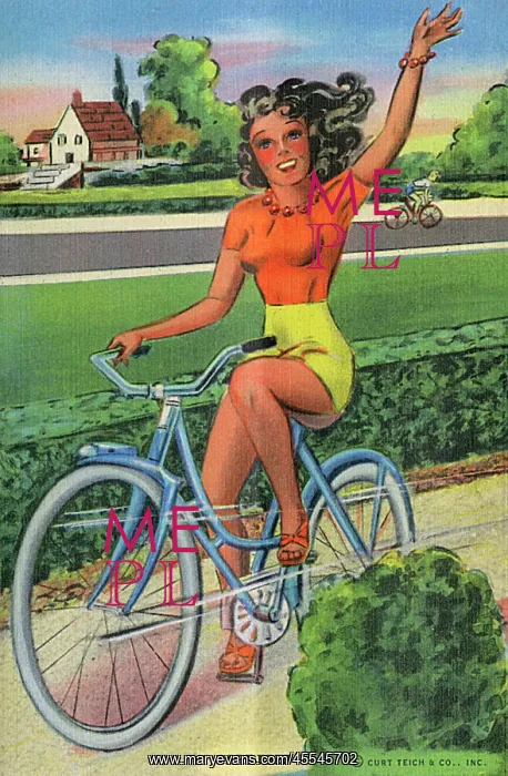 : Cycling beauty waving : Cycling beauty waving