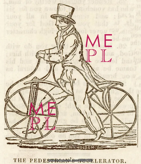 : Cycling - Draisienne - 1819 : Cycling - Draisienne - 1819