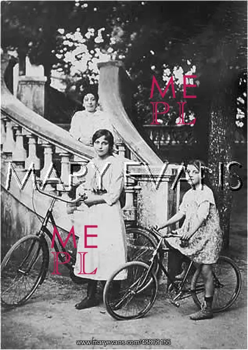 : TWO CYCLING GIRLS : TWO CYCLING GIRLS