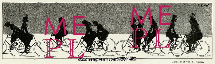  : Cycling silhouette