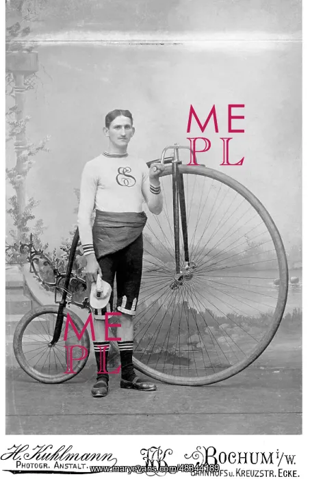 : Cyclist, 1895 : Cyclist, 1895