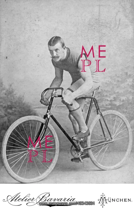 : Cyclist, 1896 : Cyclist, 1896