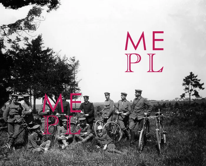 : Cyclist detachment in Munich, 1897 : Cyclist detachment in Munich, 1897
