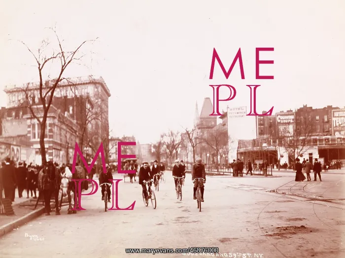 : Cyclists in New York : Cyclists in New York