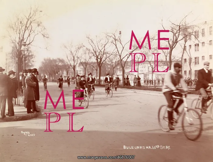 : Cyclists in New York : Cyclists in New York