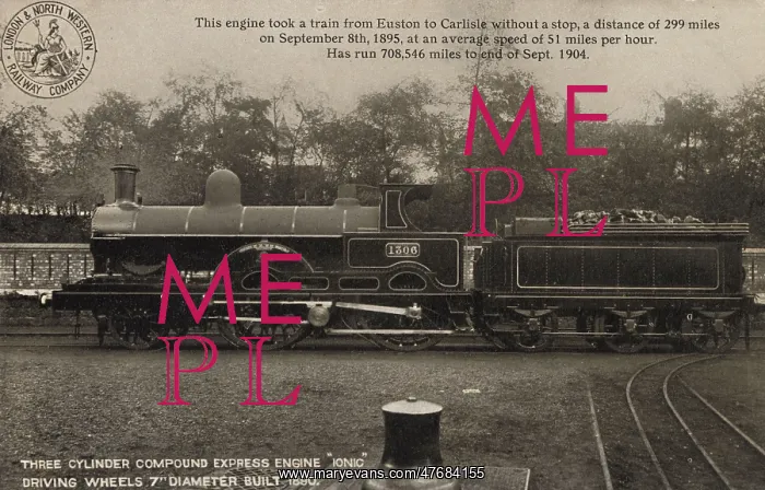 : Three cylinder compound express engine, Ionic : Three cylinder compound express engine, Ionic