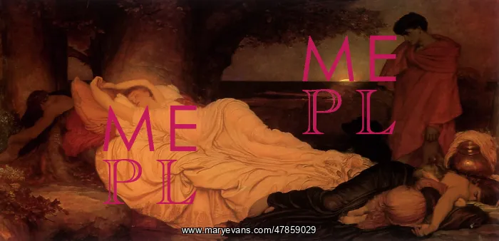 : Cymon Sees Iphigenia, by Leighton : Cymon Sees Iphigenia, by Leighton