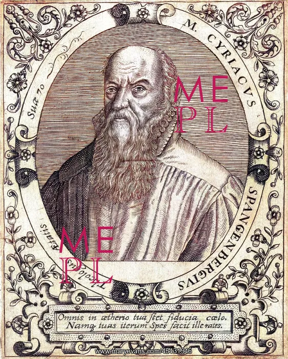  : CYRIACUS SPANGENBERG