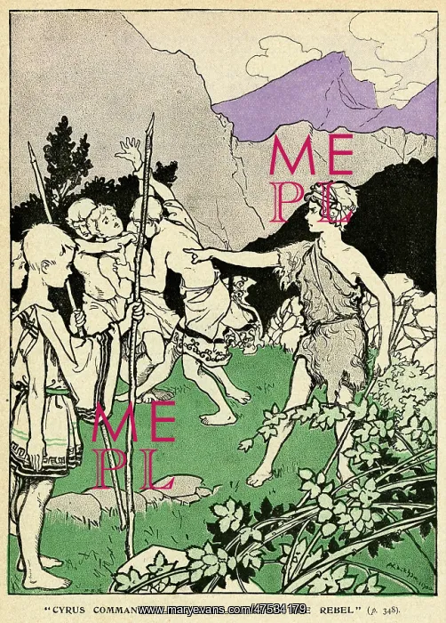 : Cyrus commanding the boys to seize the rebel : Cyrus commanding the boys to seize the rebel