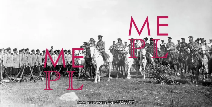 : Czar Nicholas II on troop visit 1906 : Czar Nicholas II on troop visit 1906