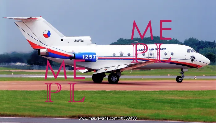 : Czech Air Force - Yakovlev Yak-40K 1257 : Czech Air Force - Yakovlev Yak-40K 1257