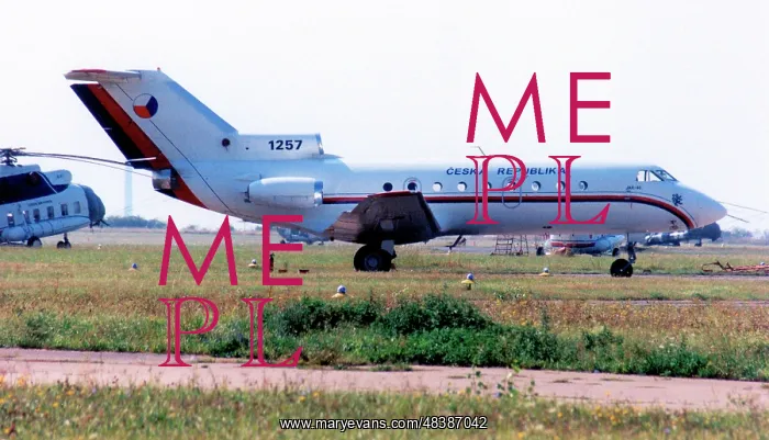 : Czech Air Force - Yakovlev Yak-40K 1257 : Czech Air Force - Yakovlev Yak-40K 1257