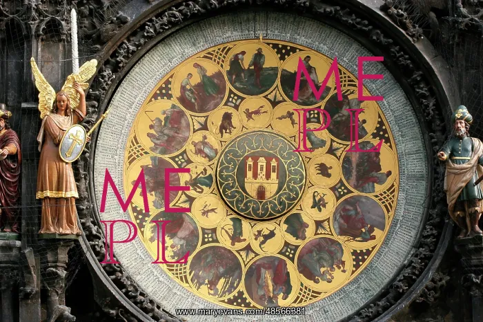 : Czech Republic. The Prague Astronomical Clock. The calendar : Czech Republic. The Prague Astronomical Clock. The calendar
