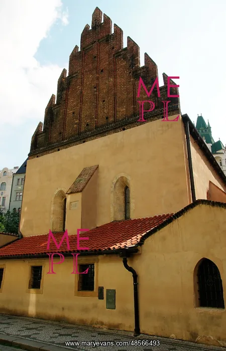 : Czech Republic. Prague. Old New Synagogue. Gothic, 13th cent : Czech Republic. Prague. Old New Synagogue. Gothic, 13th cent