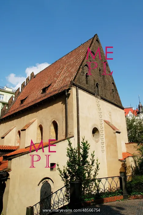 : Czech Republic. Prague. Old New Synagogue. Gothic, 13th cent : Czech Republic. Prague. Old New Synagogue. Gothic, 13th cent