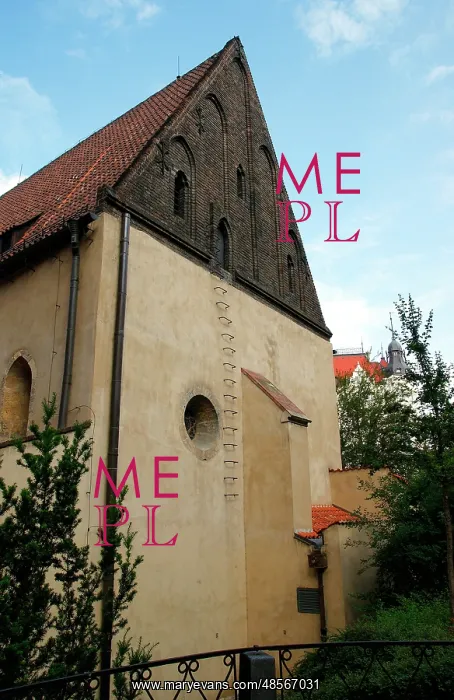 : Czech Republic. Prague. Old New Synagogue. Gothic, 13th cent : Czech Republic. Prague. Old New Synagogue. Gothic, 13th cent