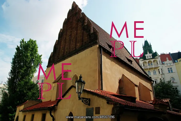 : Czech Republic. Prague. Old New Synagogue. Gothic, 13th cent : Czech Republic. Prague. Old New Synagogue. Gothic, 13th cent