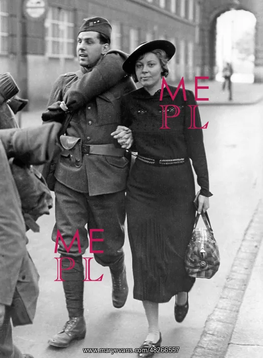 : Czech soldier in Prague, 1938 : Czech soldier in Prague, 1938