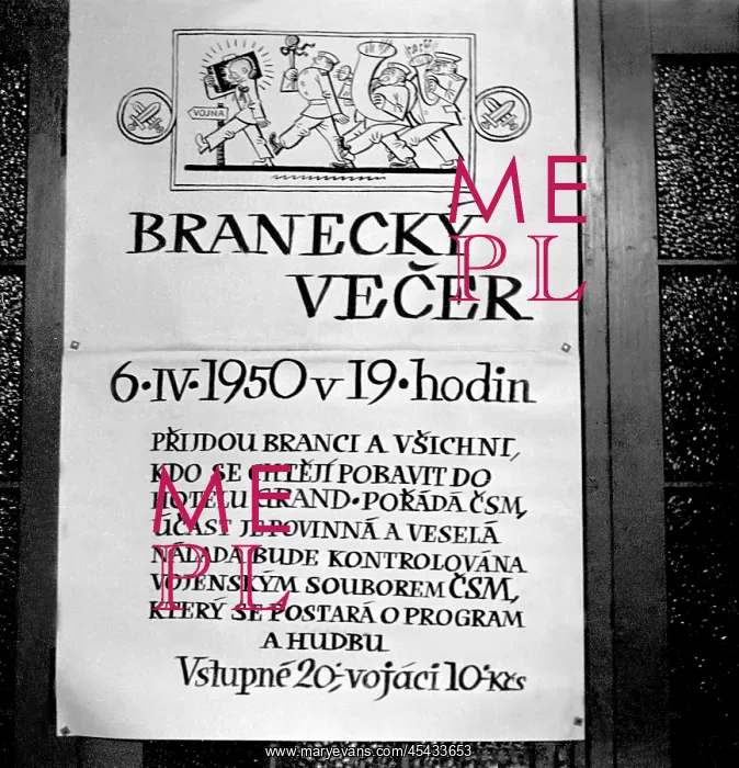 : Czechoslovak Army, conscripts, conscription, poster : Czechoslovak Army, conscripts, conscription, poster