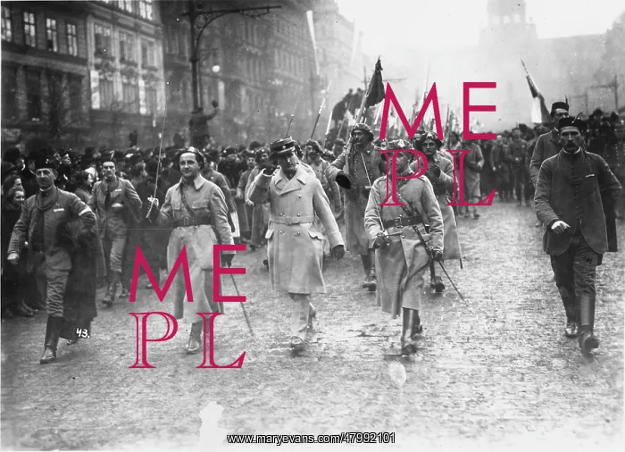 : Czechoslovak legion returns to Prague 1918 : Czechoslovak legion returns to Prague 1918