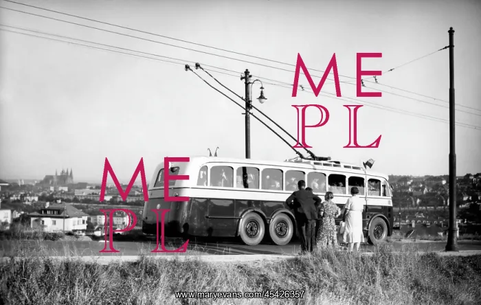  : Czechoslovakia 1936, bus powered by electricity