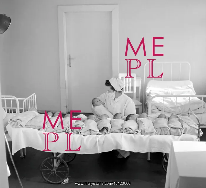 : Czechoslovakia, Prague 1947. Newborn babies are : Czechoslovakia, Prague 1947. Newborn babies are