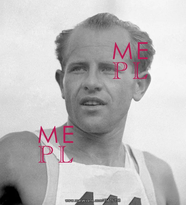 : Czechoslovakia - Prague 1948. Long distance runner : Czechoslovakia - Prague 1948. Long distance runner