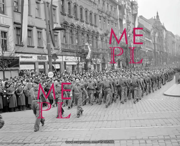 : Czechoslovakia, Prague 1948. Wenceslav Square : Czechoslovakia, Prague 1948. Wenceslav Square