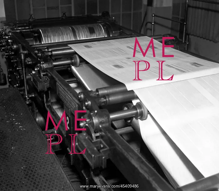 : Czechoslovakia - Prague 1950. Printing press prints : Czechoslovakia - Prague 1950. Printing press prints